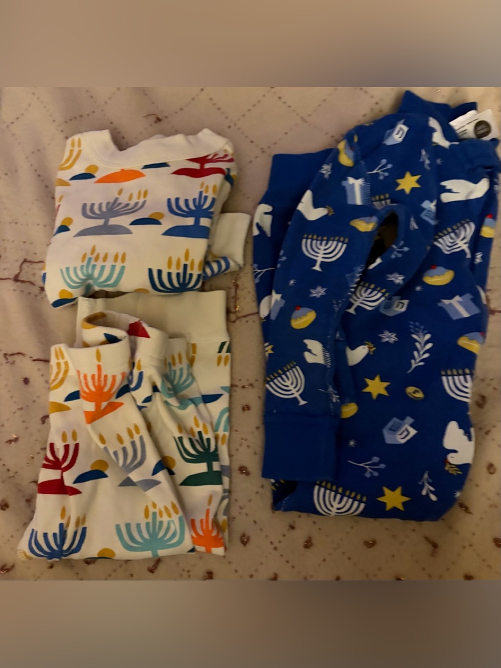 Hanna Andersson Hanukkah 2 Pajama Sets